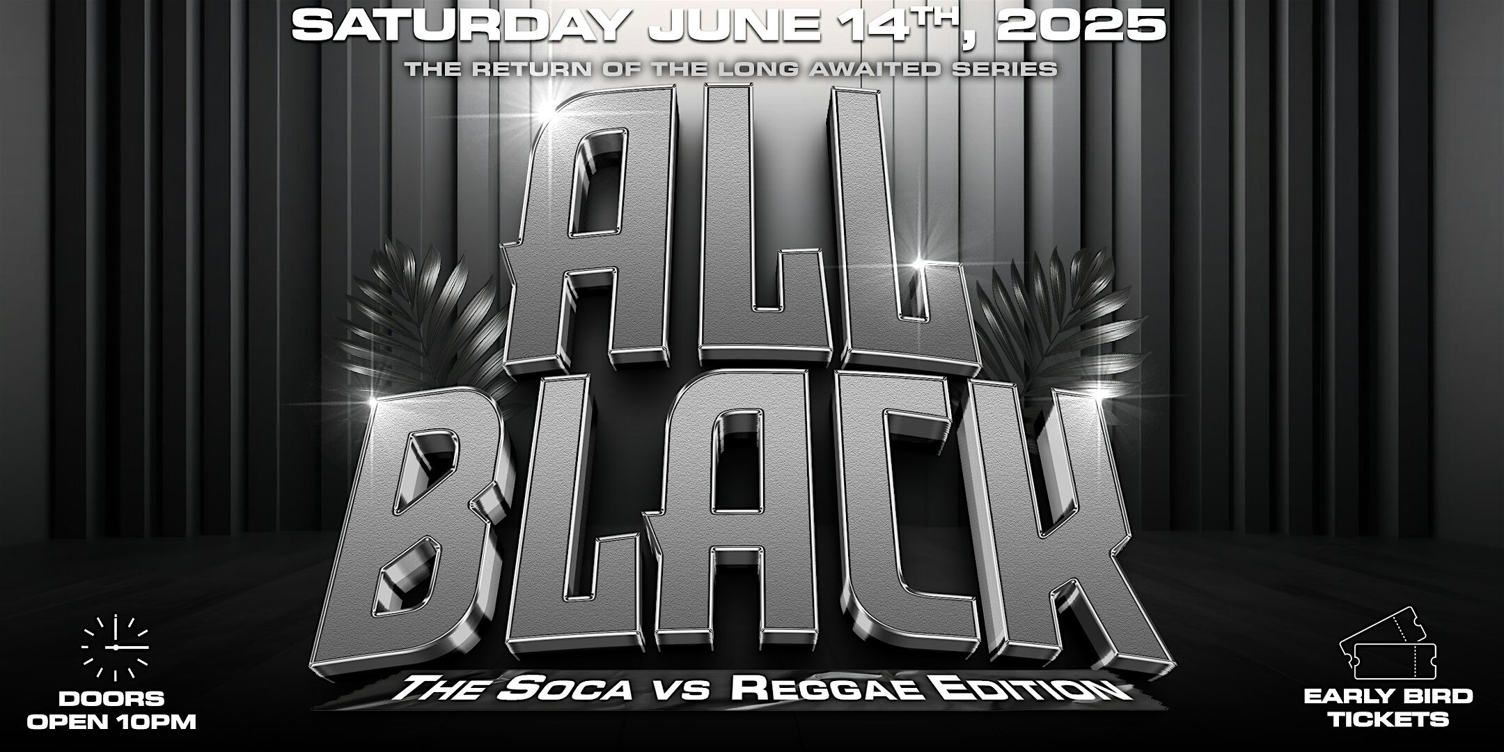 ALL BLACK – The Soca vs Reggae Edition